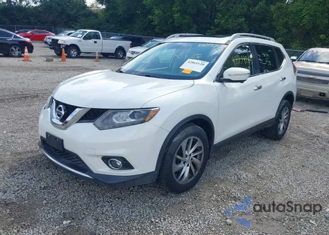 2014 Nissan Rogue Sl z USA, uszkodzony, nr VIN 5N1AT2MV5EC813655